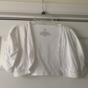 Children’s place, white, size extra large, sweater